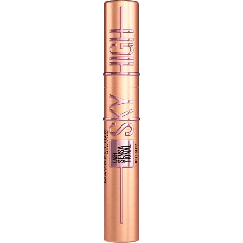 Maybelline New York Lash Sensational Sky High Mascara with Flexible Brush and Bamboo Extract, Extreme Volume and Length for Long and Defined Eyelashes, 5ml, Shade 01, Black