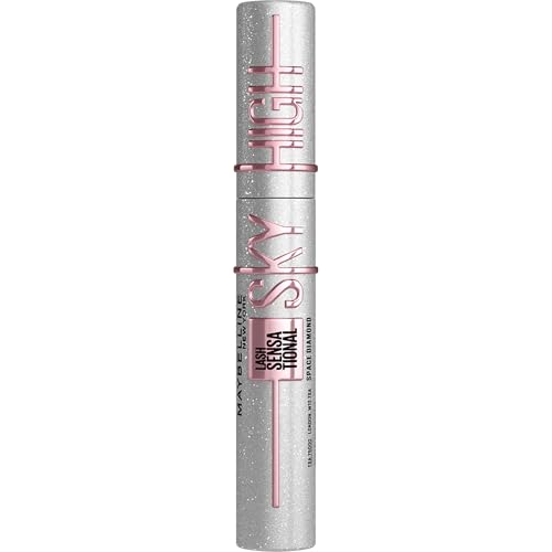 Maybelline New York Lash Sensational Sky High Mascara with Flexible Brush and Bamboo Extract, Extreme Volume and Length for Long and Defined Eyelashes, 5ml, Shade 01, Black