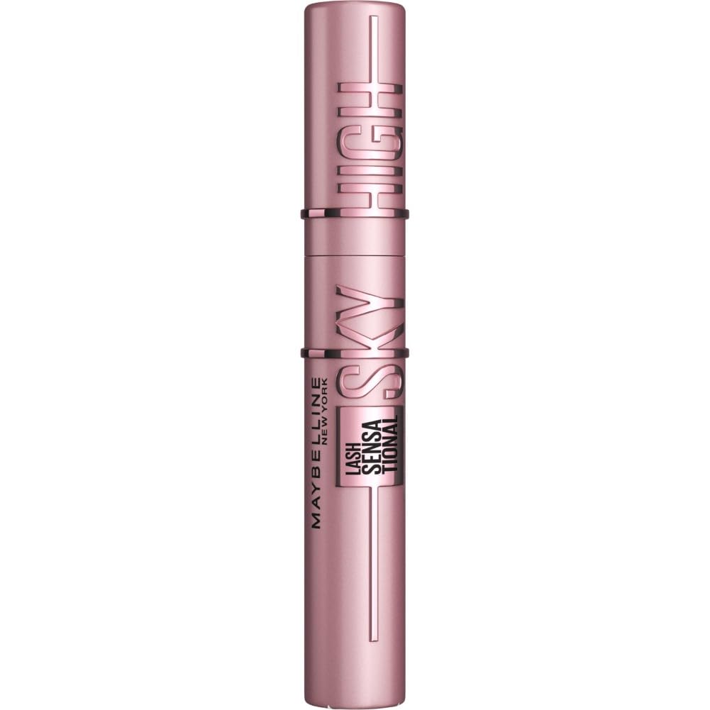 Maybelline New York Lash Sensational Sky High Mascara with Flexible Brush and Bamboo Extract, Extreme Volume and Length for Long and Defined Eyelashes, 5ml, Shade 01, Black