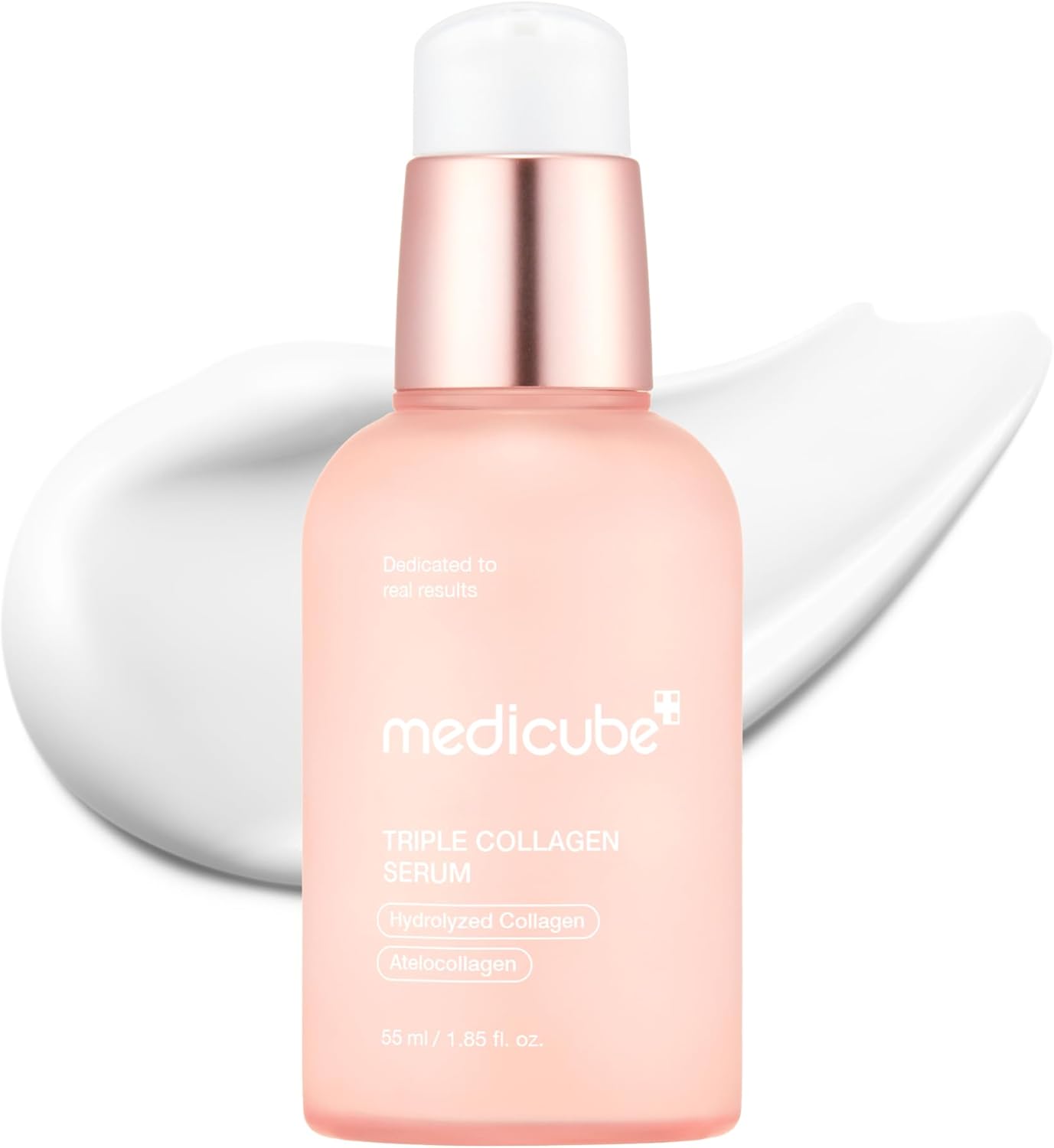 medicube Triple Collagen Serum 1.85 Fluid Ounce Nourishes Opaque Skin With Triple Collagen Complex, A Light Serum With Niacinamide 1.85 Fluid Ounce (Pack of 1)