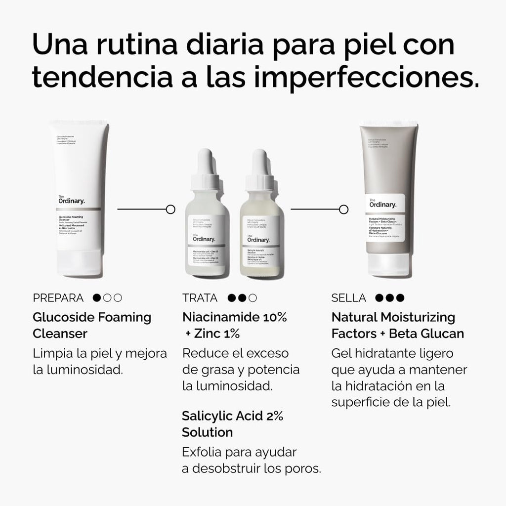 The Ordinary Salicylic Acid 2% Solution, Serum with Salicylic Acid, Specific Serum for Skin Prone to Blemishes, 30 ml