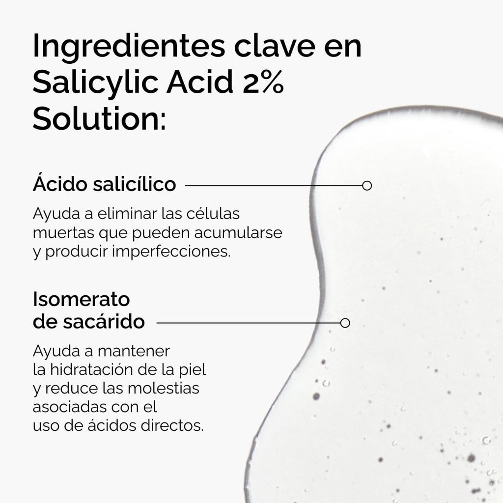 The Ordinary Salicylic Acid 2% Solution, Serum with Salicylic Acid, Specific Serum for Skin Prone to Blemishes, 30 ml