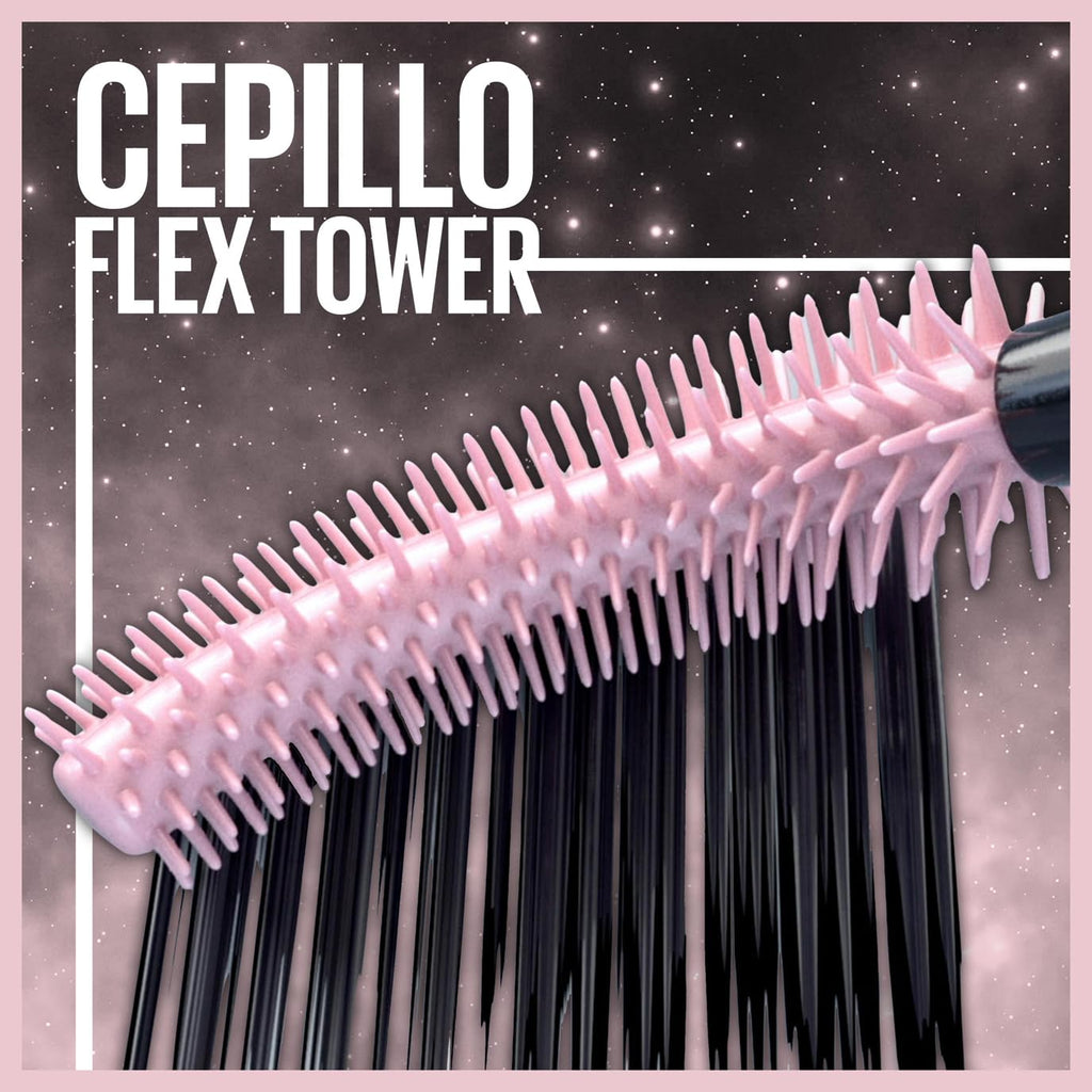 Maybelline New York Lash Sensational Sky High Mascara with Flexible Brush and Bamboo Extract, Extreme Volume and Length for Long and Defined Eyelashes, 5ml, Shade 01, Black