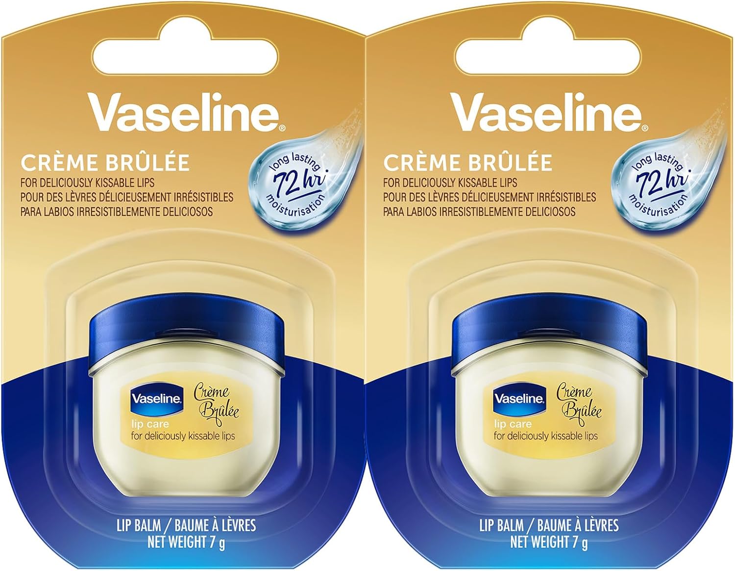 VASELINE LIP CARE CREME BRULEE 7 GR