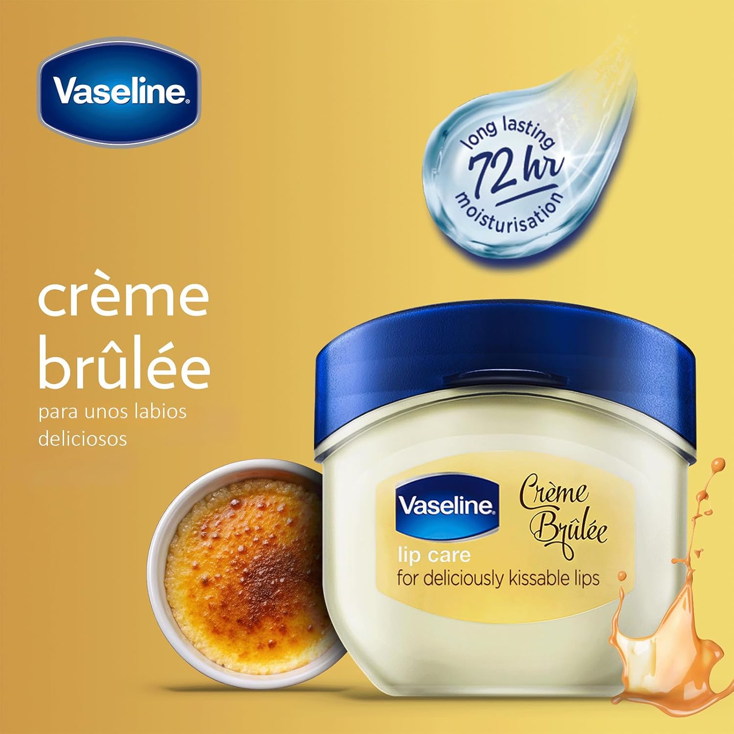 VASELINE LIP CARE CREME BRULEE 7 GR