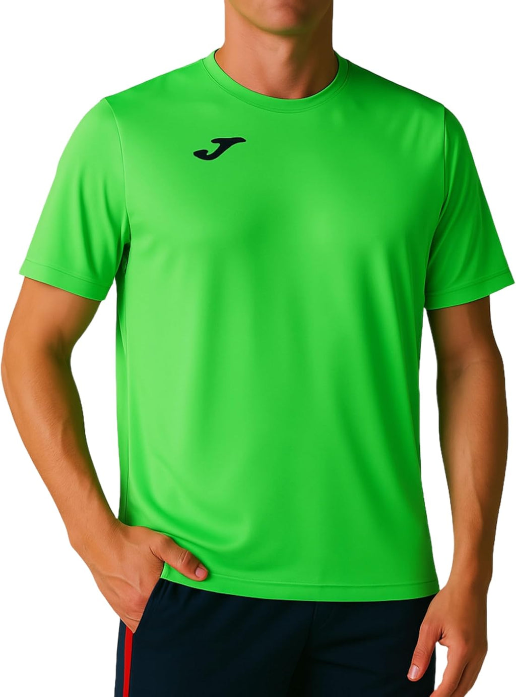 Joma Camiseta Deportiva Manga Corta Hombre, 6XS - 3XL - Ligera y Transpirable, Óptima para Running y Gym - Combi