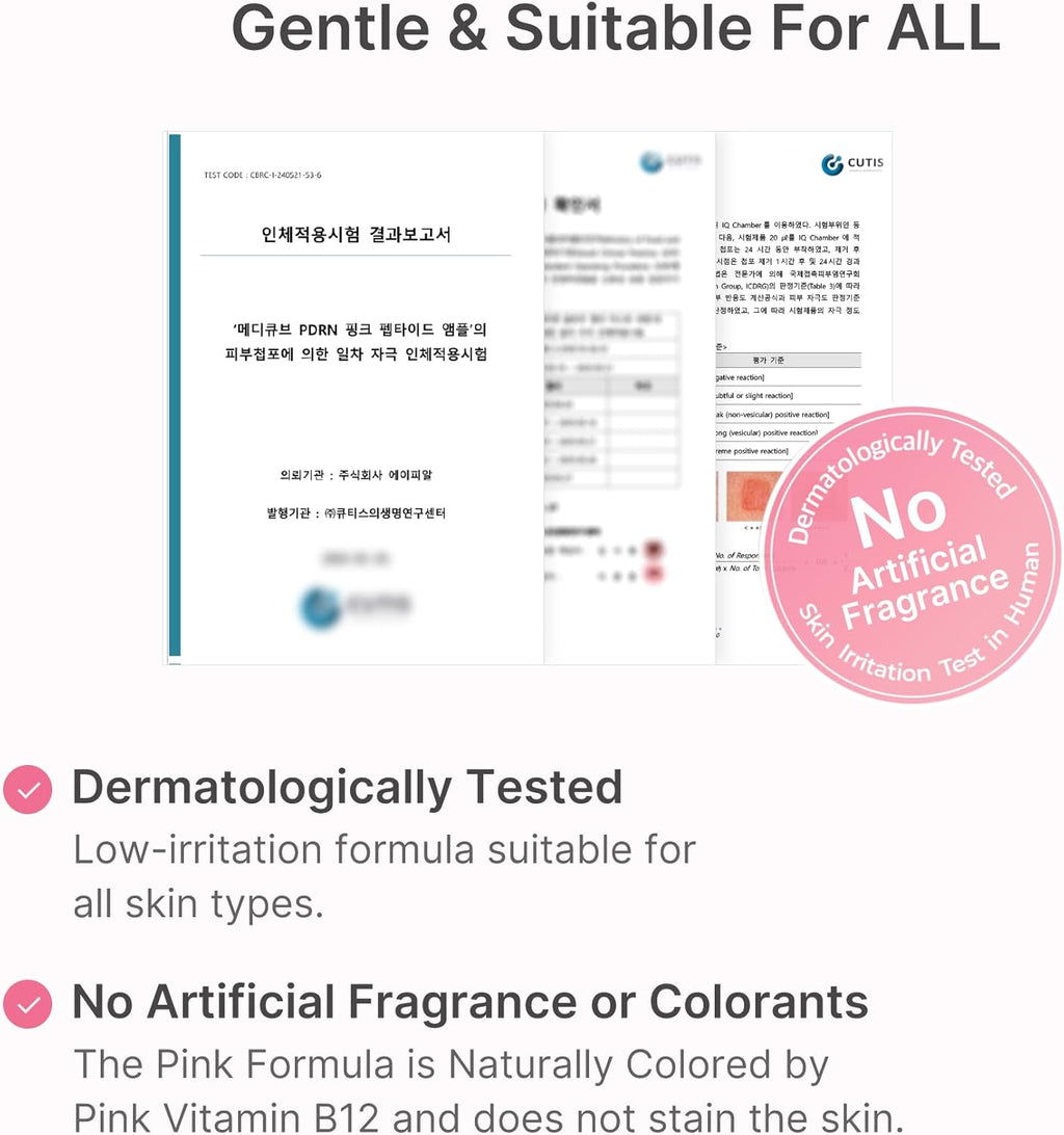 medicube Sérum com peptídeo rosa salmão Dna Pdrn, Sérum Pink Glow, Peptídeo, Niacinamida, Hidratante e Reafirmante, 1,01 Fl. Oz. (1,01 ml, salmão dna pdrn)