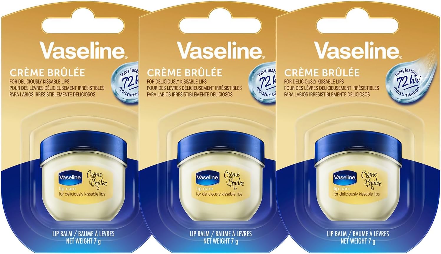 VASELINE LIP CARE CREME BRULEE 7 GR