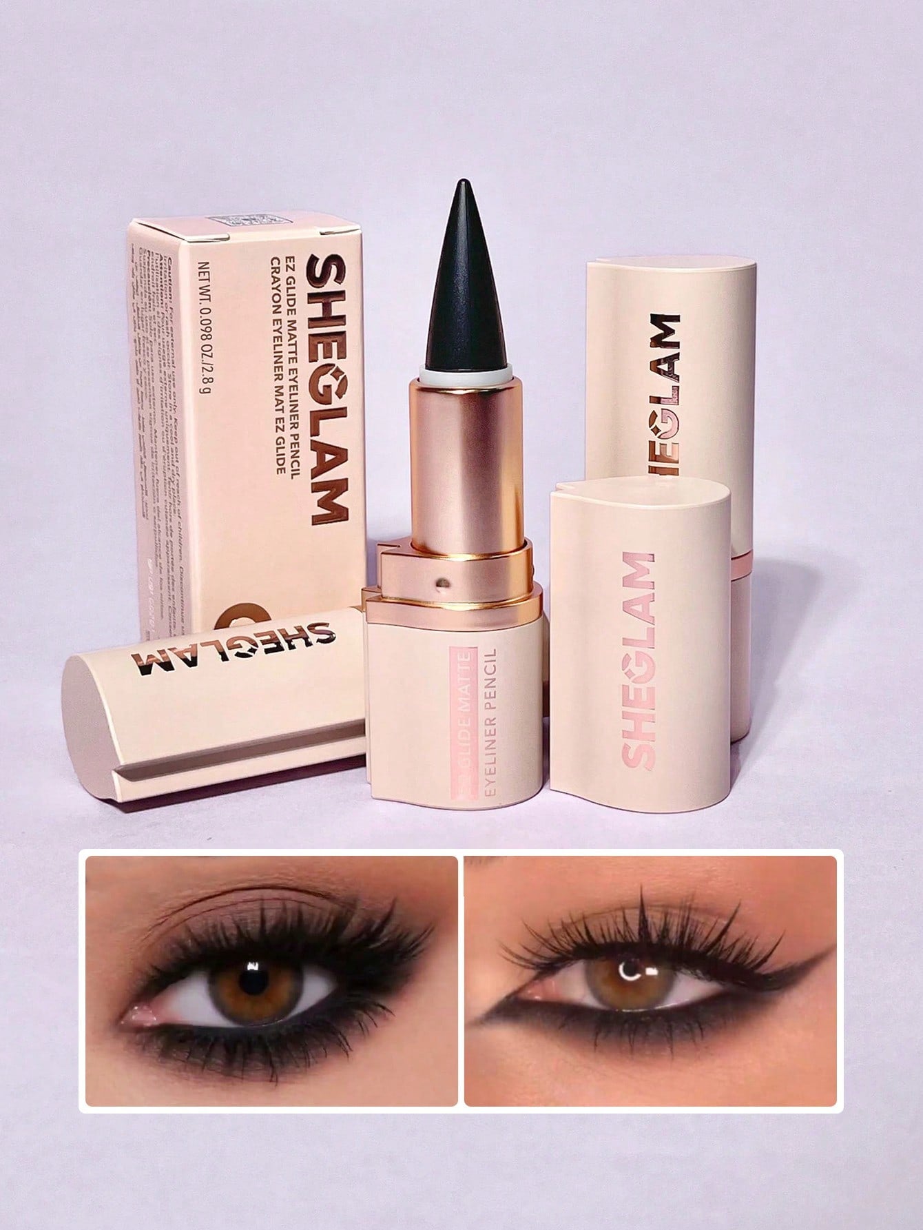 SHEGLAM LáPis Delineador Fosco Ez Glide