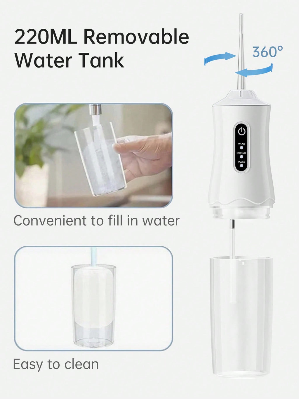 HYUNDAI Irrigador bucal recarregável